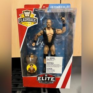 WWE Stone Cold Steve Austin Figure - Flashback Elite Collection WWF Legends